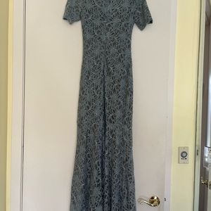 Gray Wedding Guest Gown